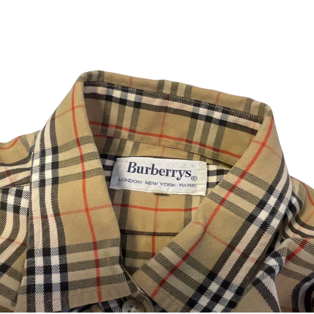Vintage Burberrys Nova Check Button-Down Shirt