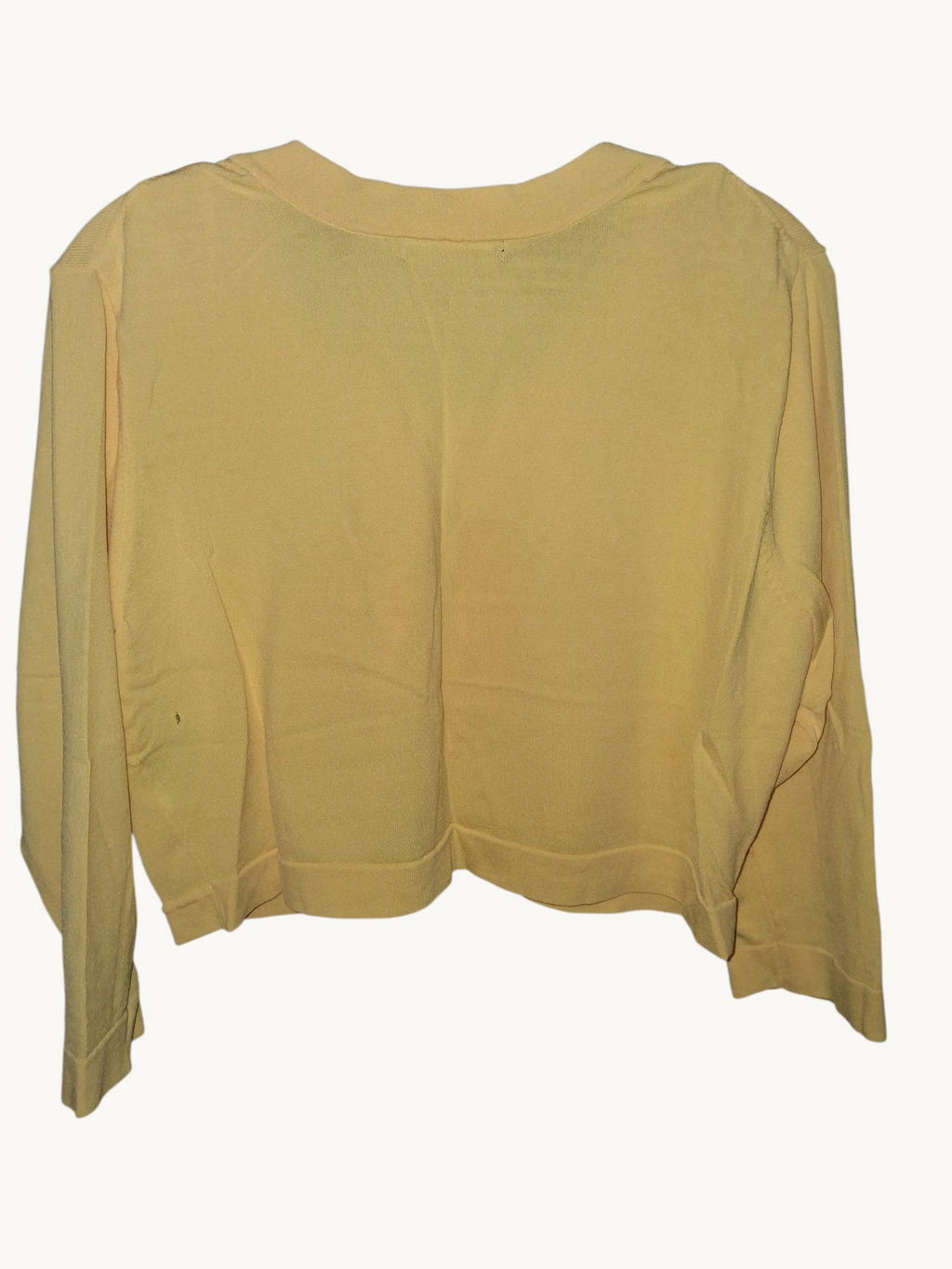 Jessica Howard Mustard Yellow Cropped Cardigan