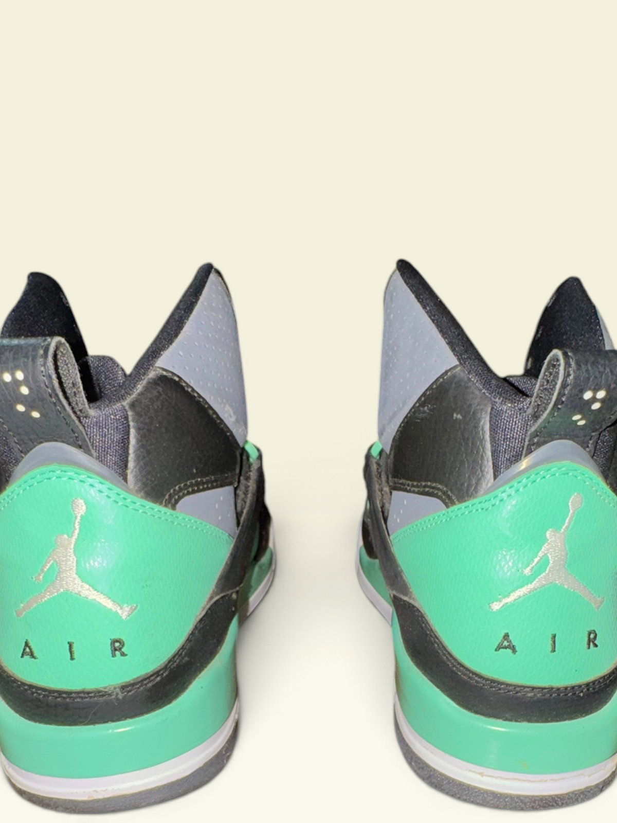 Jordan Flight 45 High “Green Glow” Sneakers