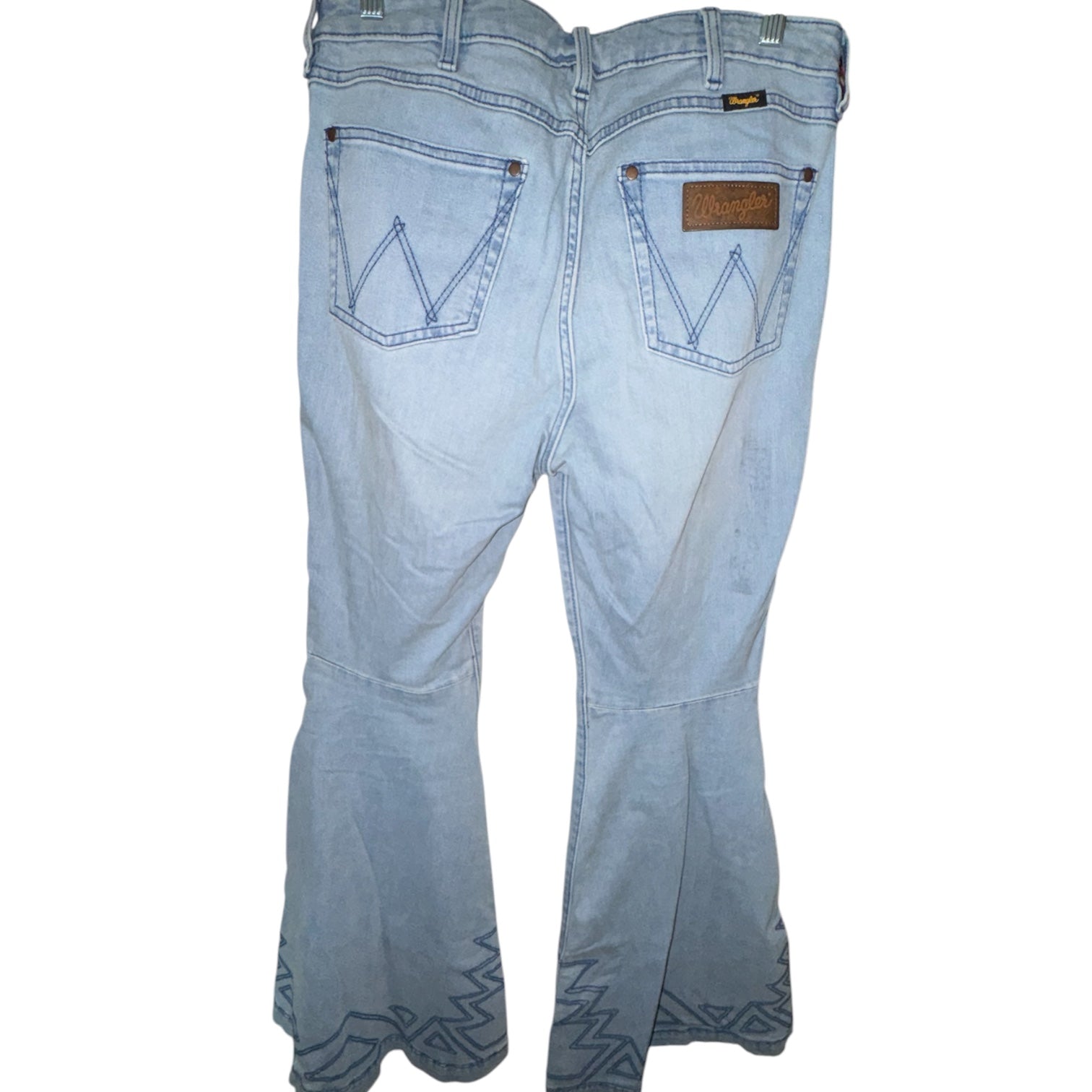 Wrangler Southwestern Sun Light Wash Flare Jeans