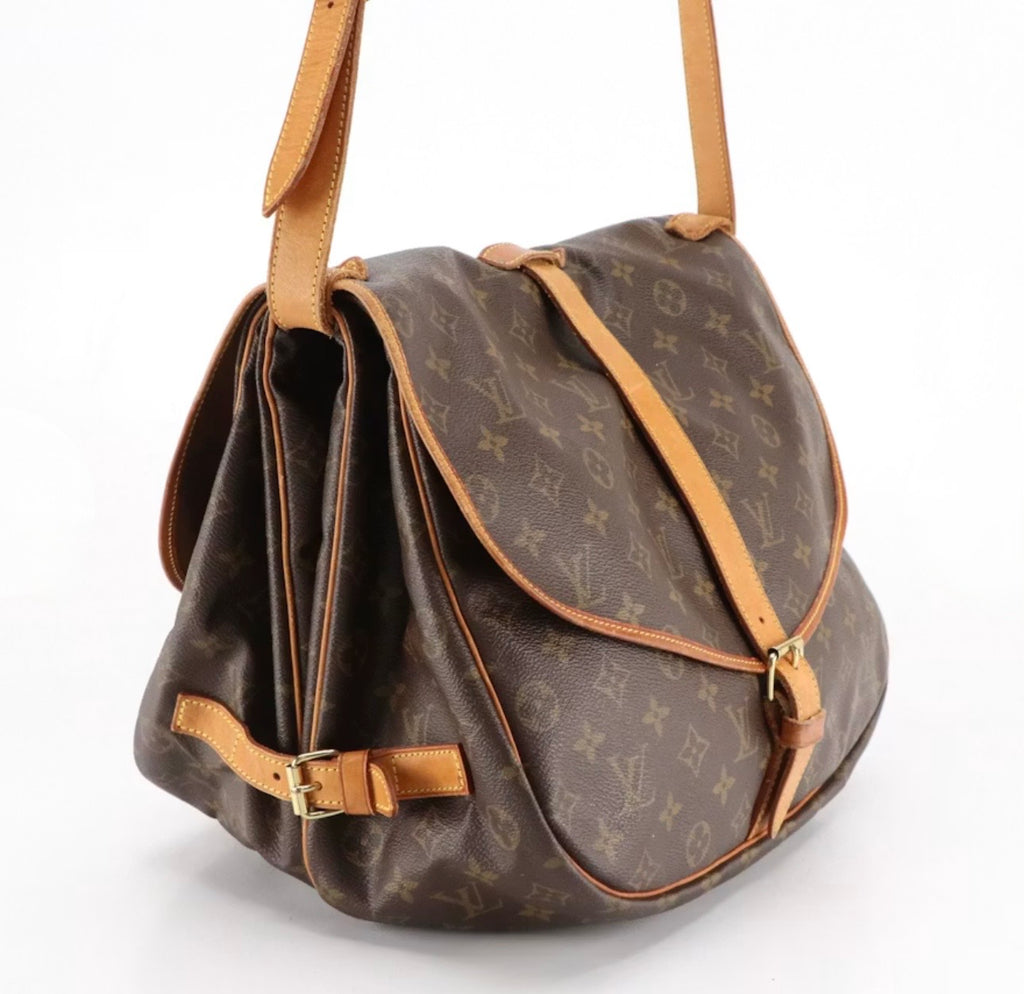 Louis Vuitton Monogram Saumur 35 Crossbody Messenger Bag