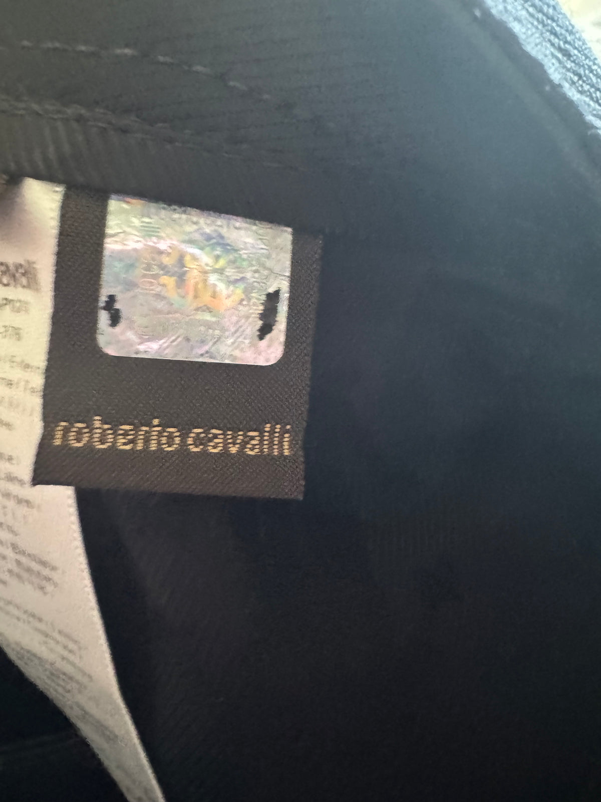 Roberto Cavalli Black Slim-Leg Pants