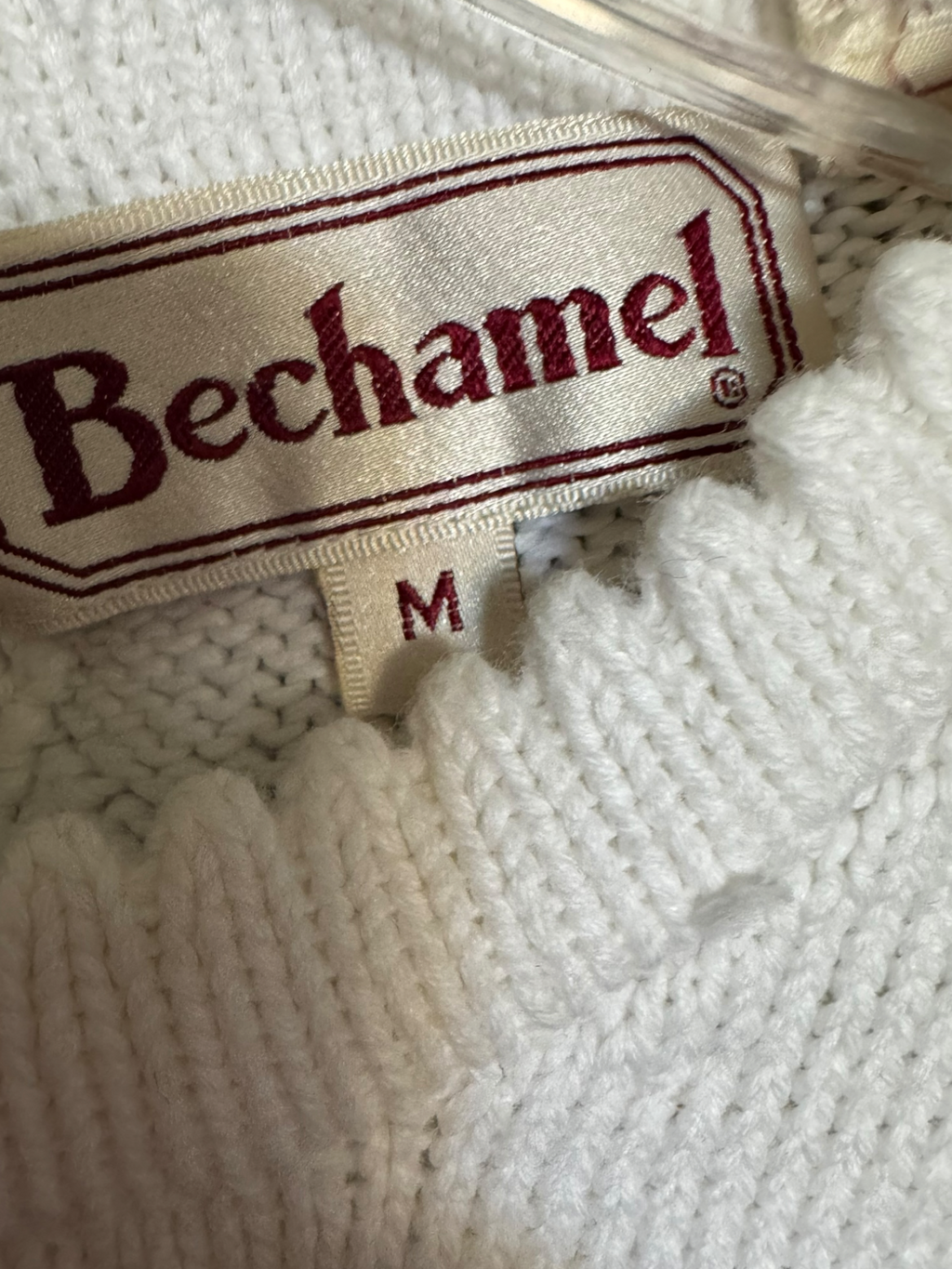 Bechamel Floral & Green Gingham Short-Sleeve Sweater