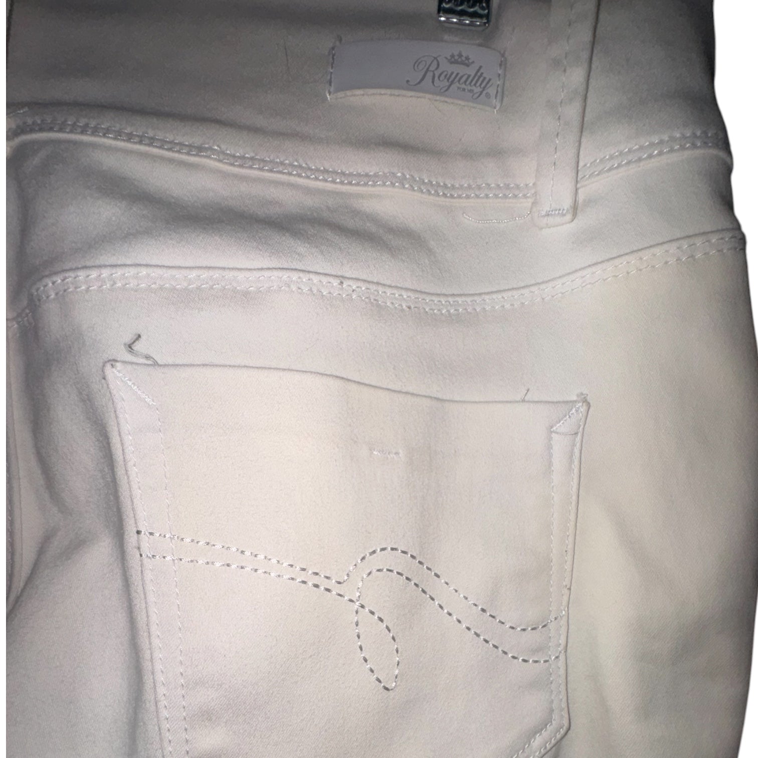 Royalty For Me White Skinny Jeans