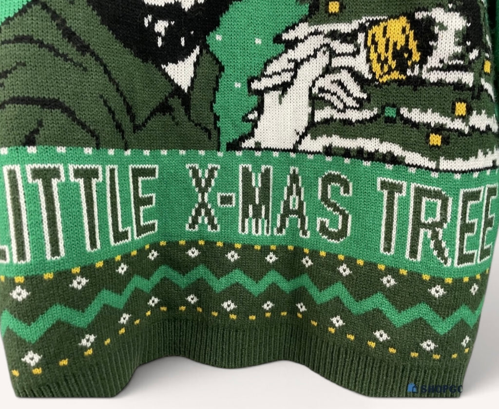 Bob Ross “Happy Little X-Mas Tree” Christmas Sweater