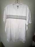 Lee White Striped Tee