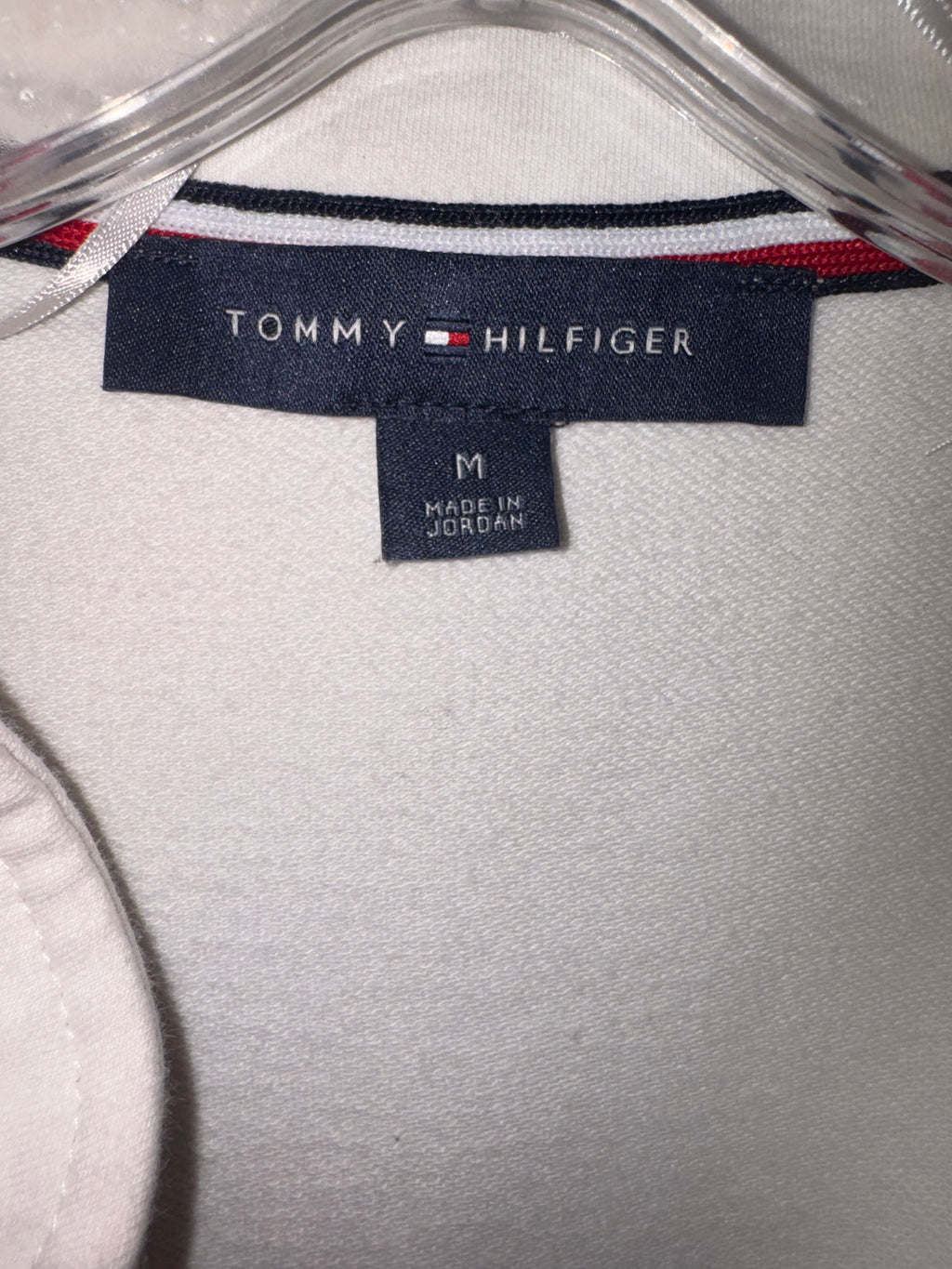 Tommy Hilfiger White Military Jacket