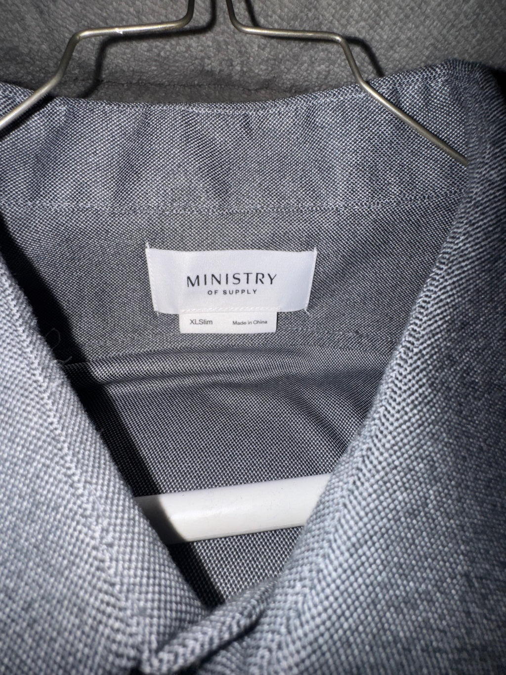 Ministry of Supply Gray Performance Dress Shirt