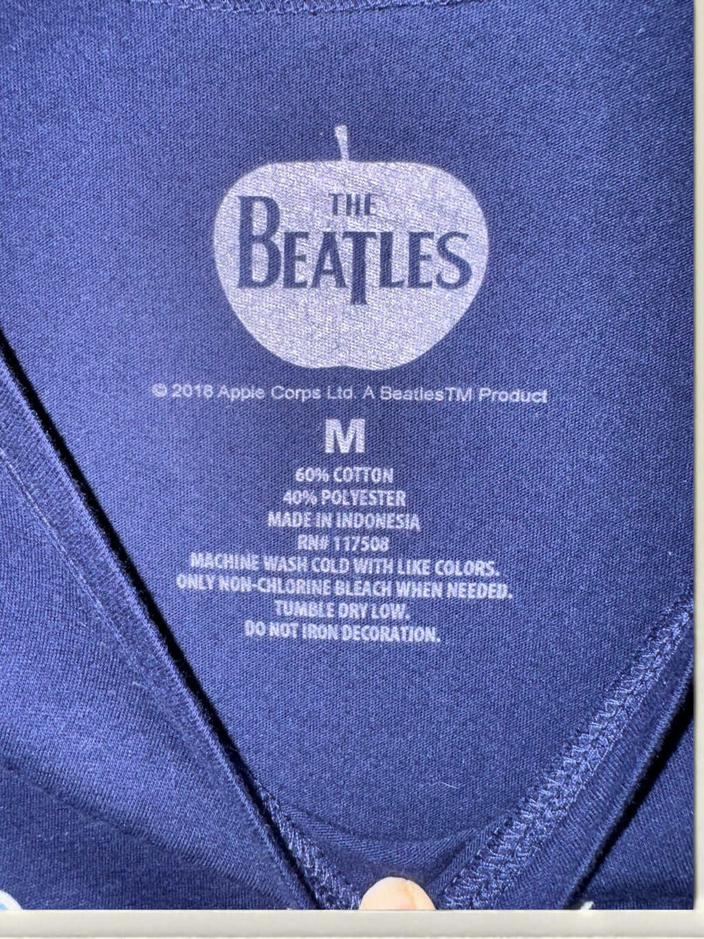 The Beatles “Let It Be” Navy Graphic T-Shirt
