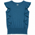 Justice Ruffle Sleeve Top