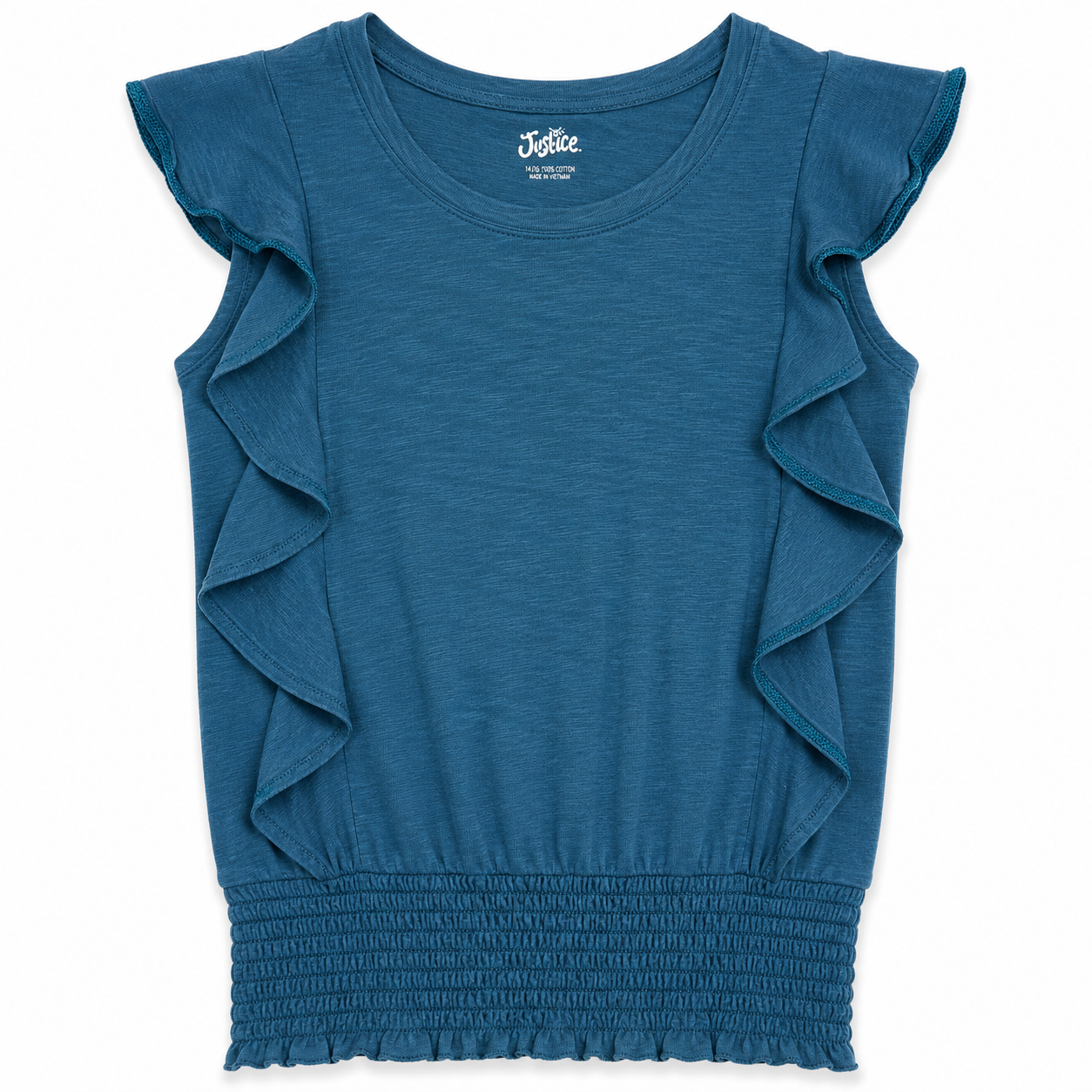 Justice Ruffle Sleeve Top