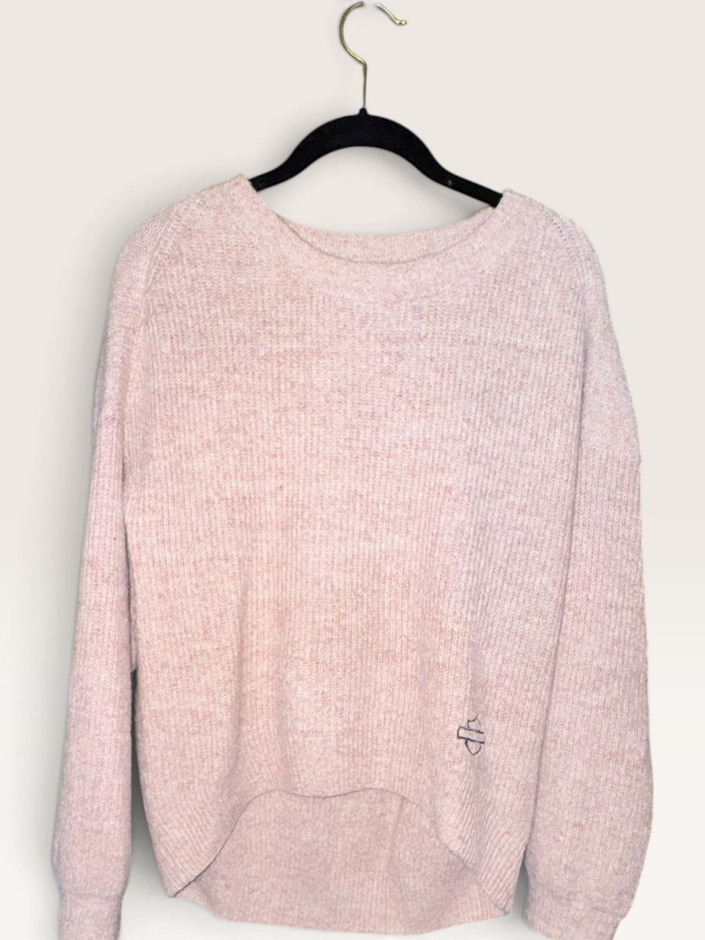Harley-Davidson Blush Pink Knit Sweater