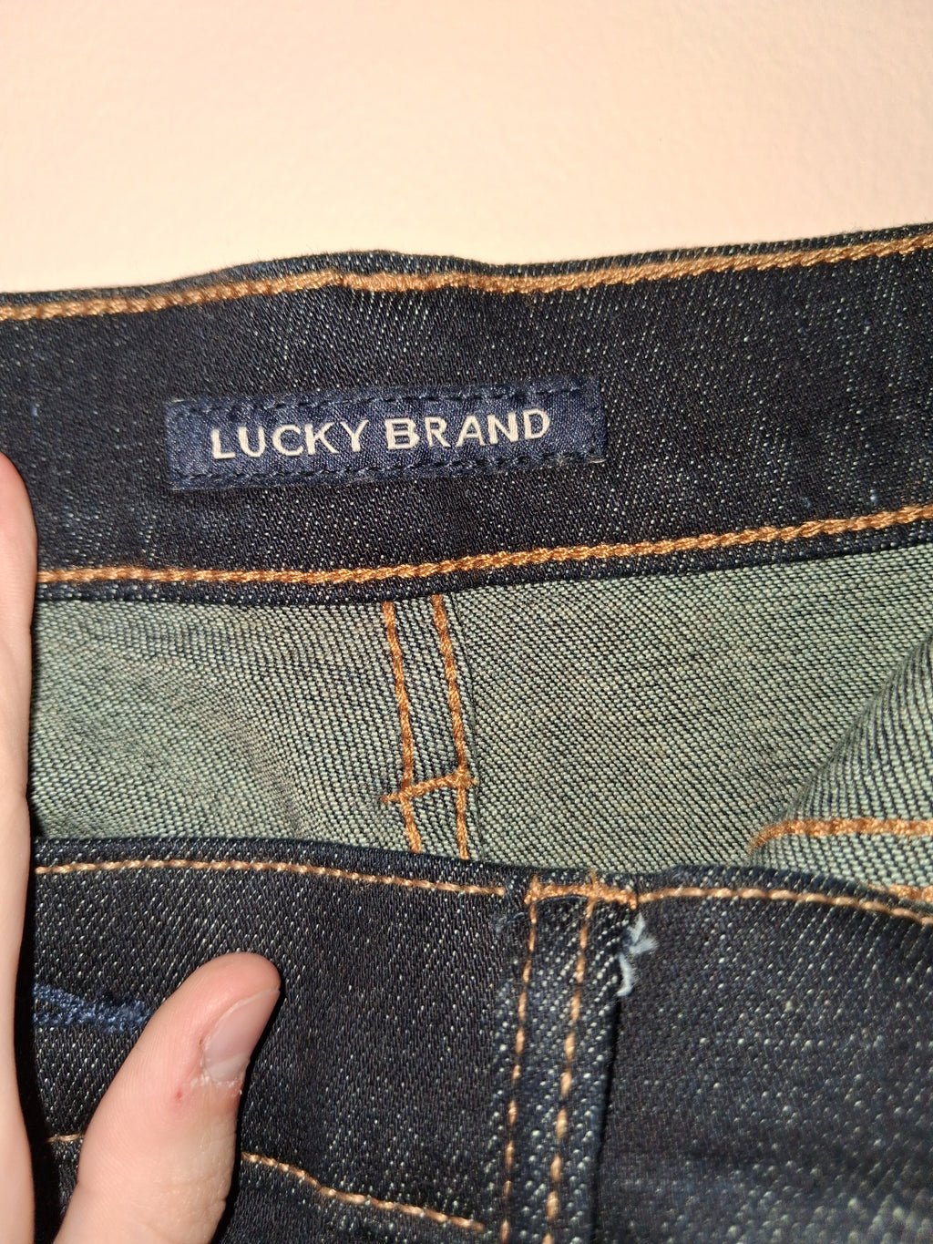 Lucky Brand Dark Wash Men's Straight Jeans