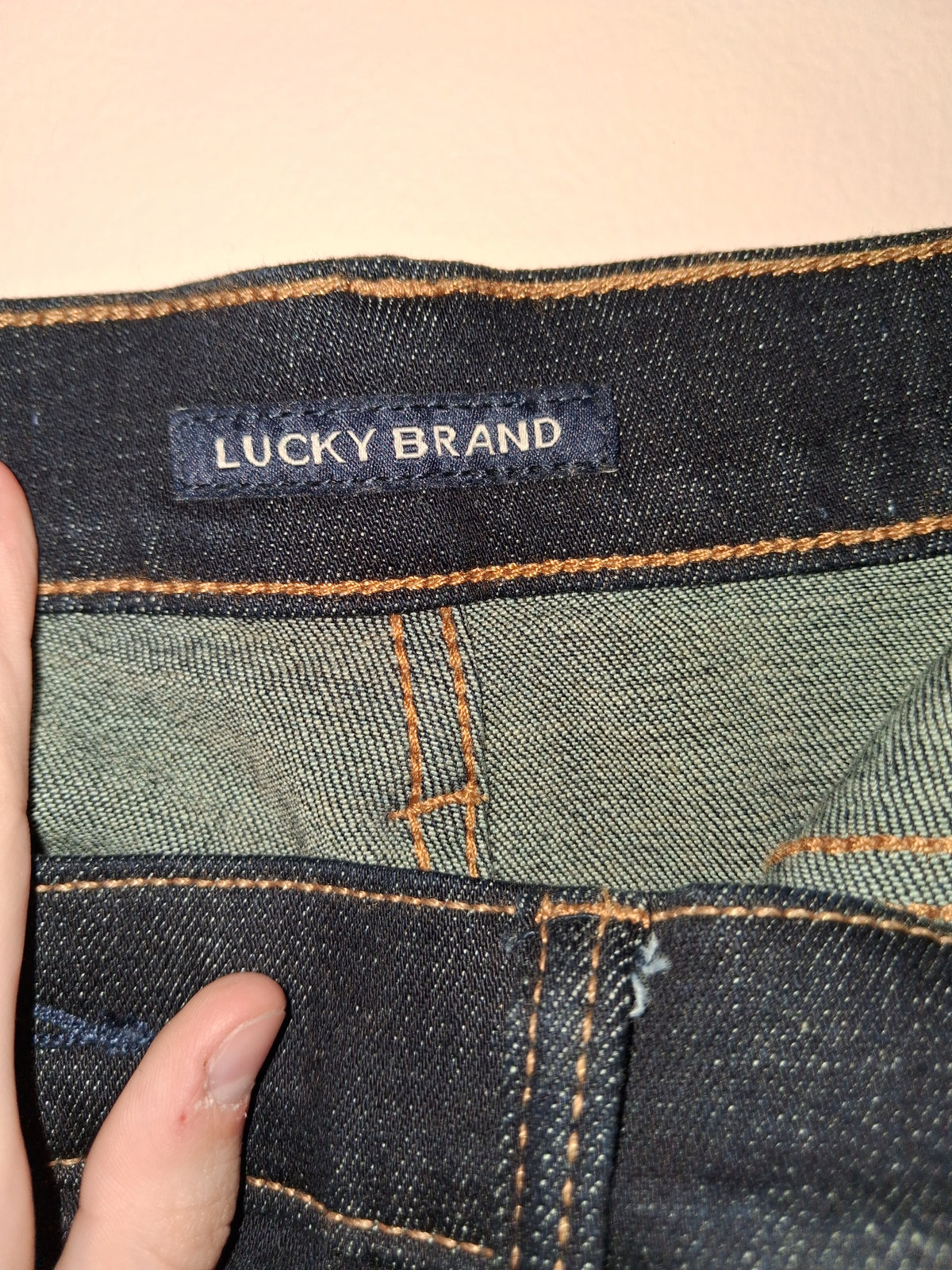 Lucky Brand Dark Wash Men's Straight Jeans