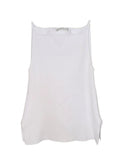 Abercrombie & Fitch White Ribbed Tank Top