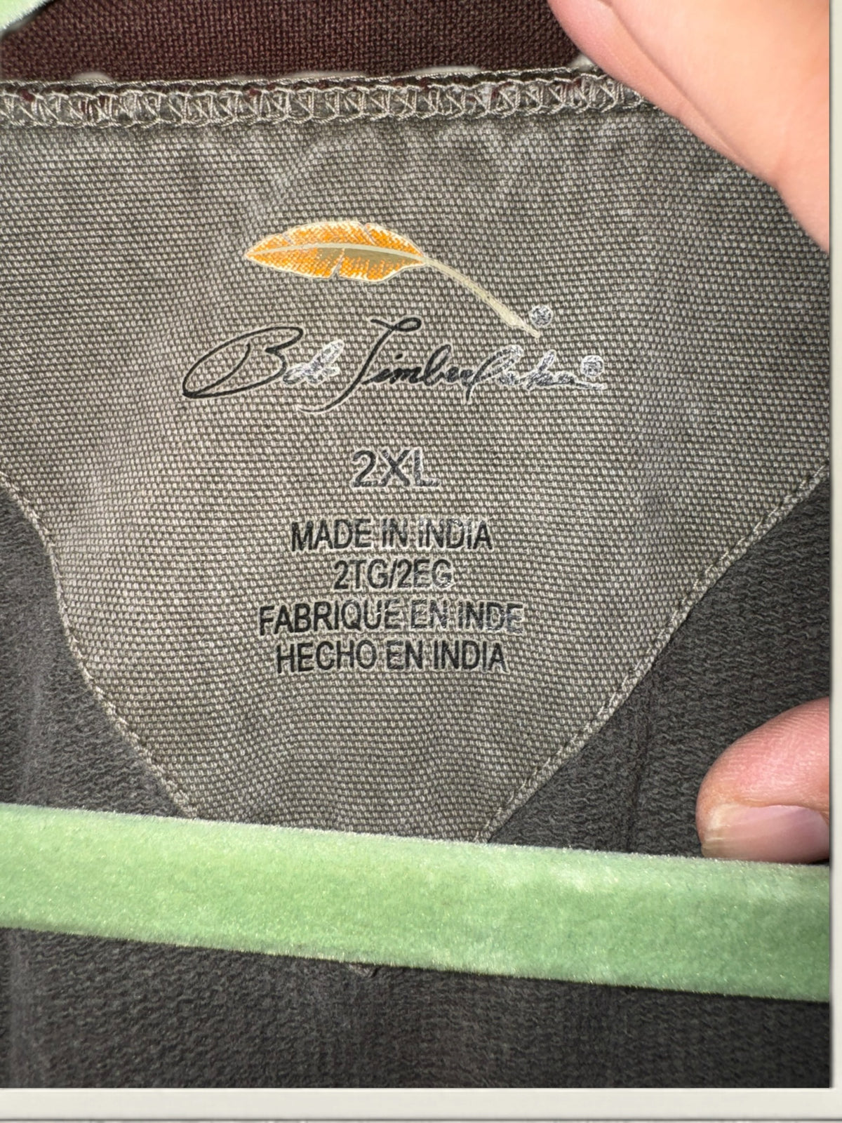 Bob Timberlake Washed Gray Quarter-Zip Pullover