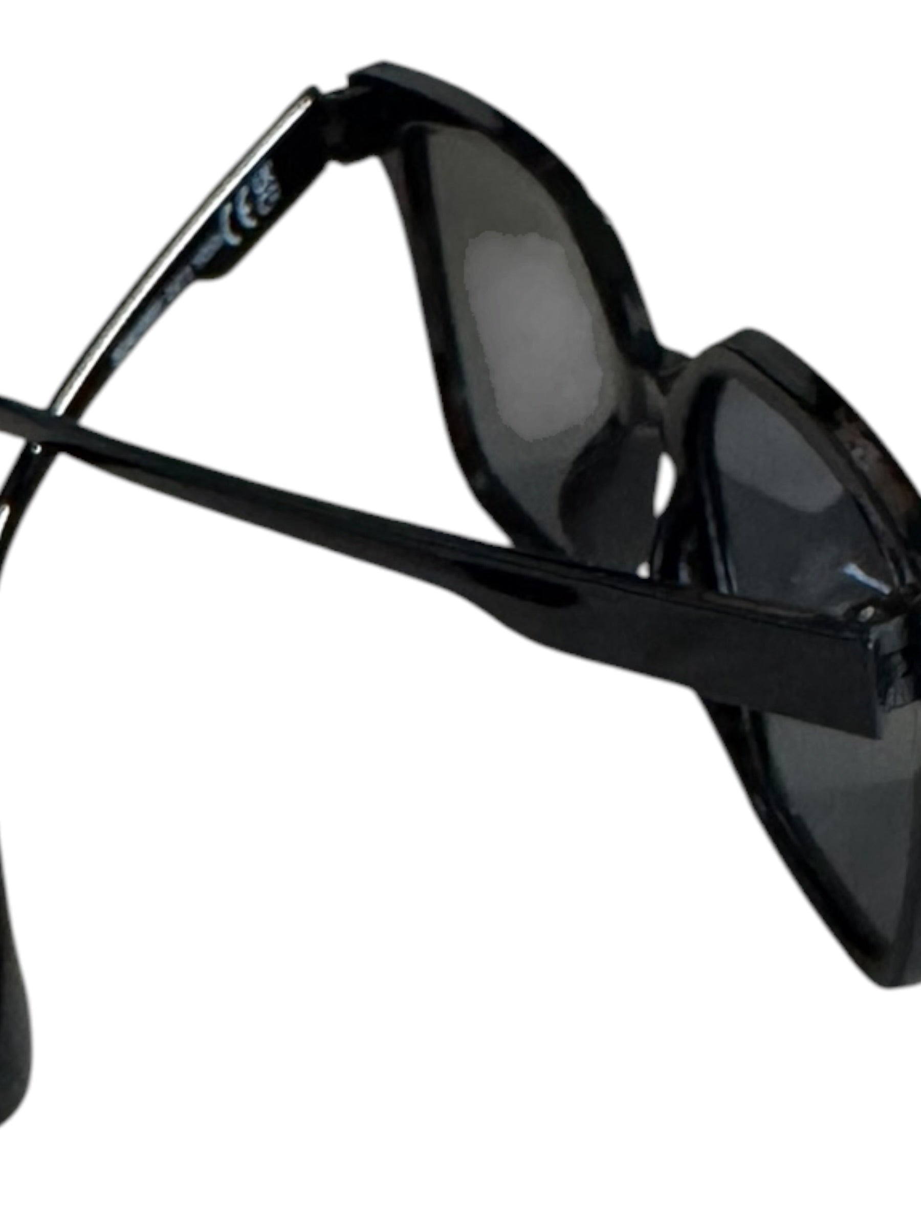 Black Oversized Cutout Sunglasses