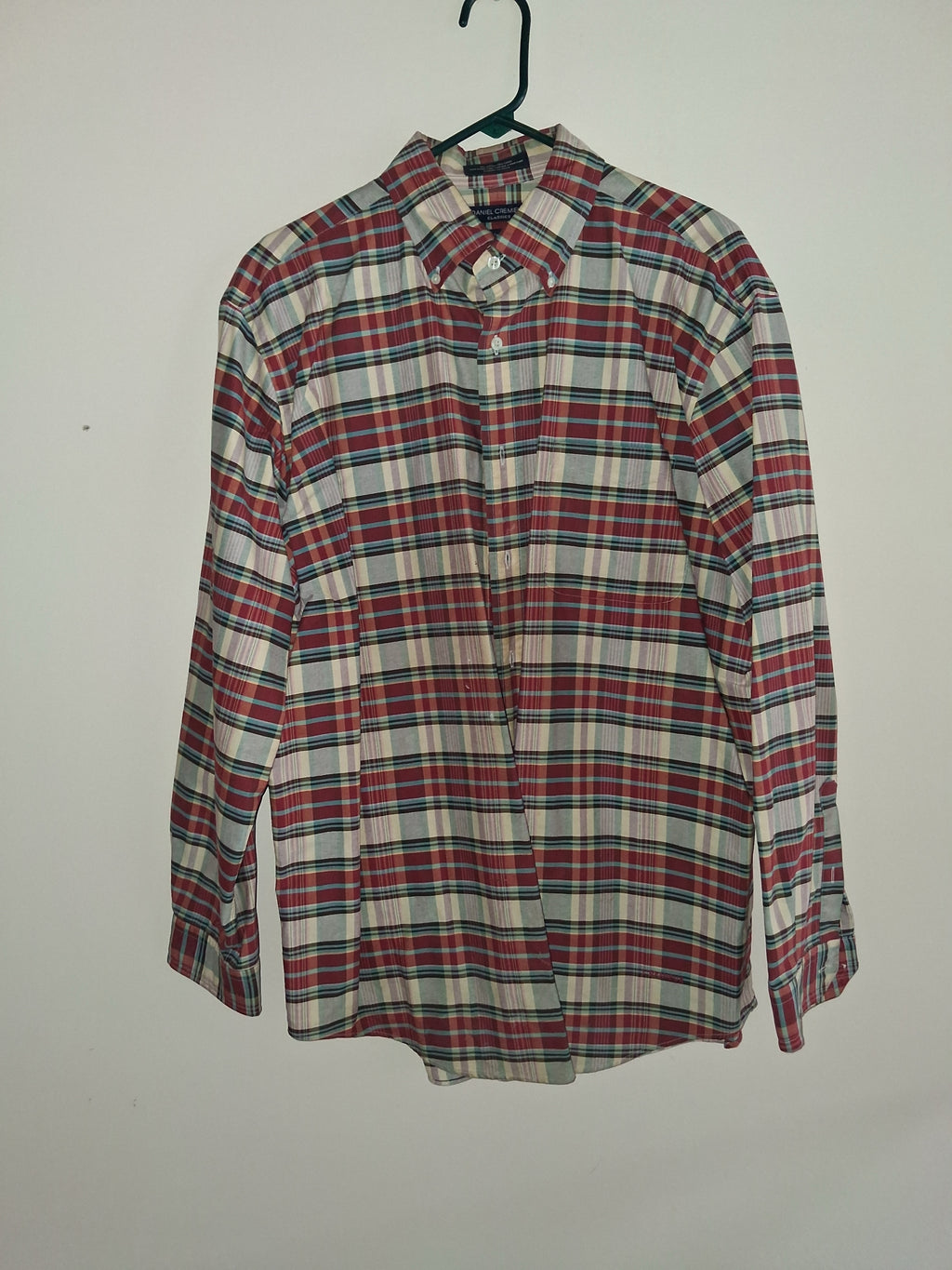 Daniel Cremieux Classics Multicolor Plaid Cotton Shirt