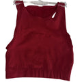 Red Seamless Racerback Crop Tank