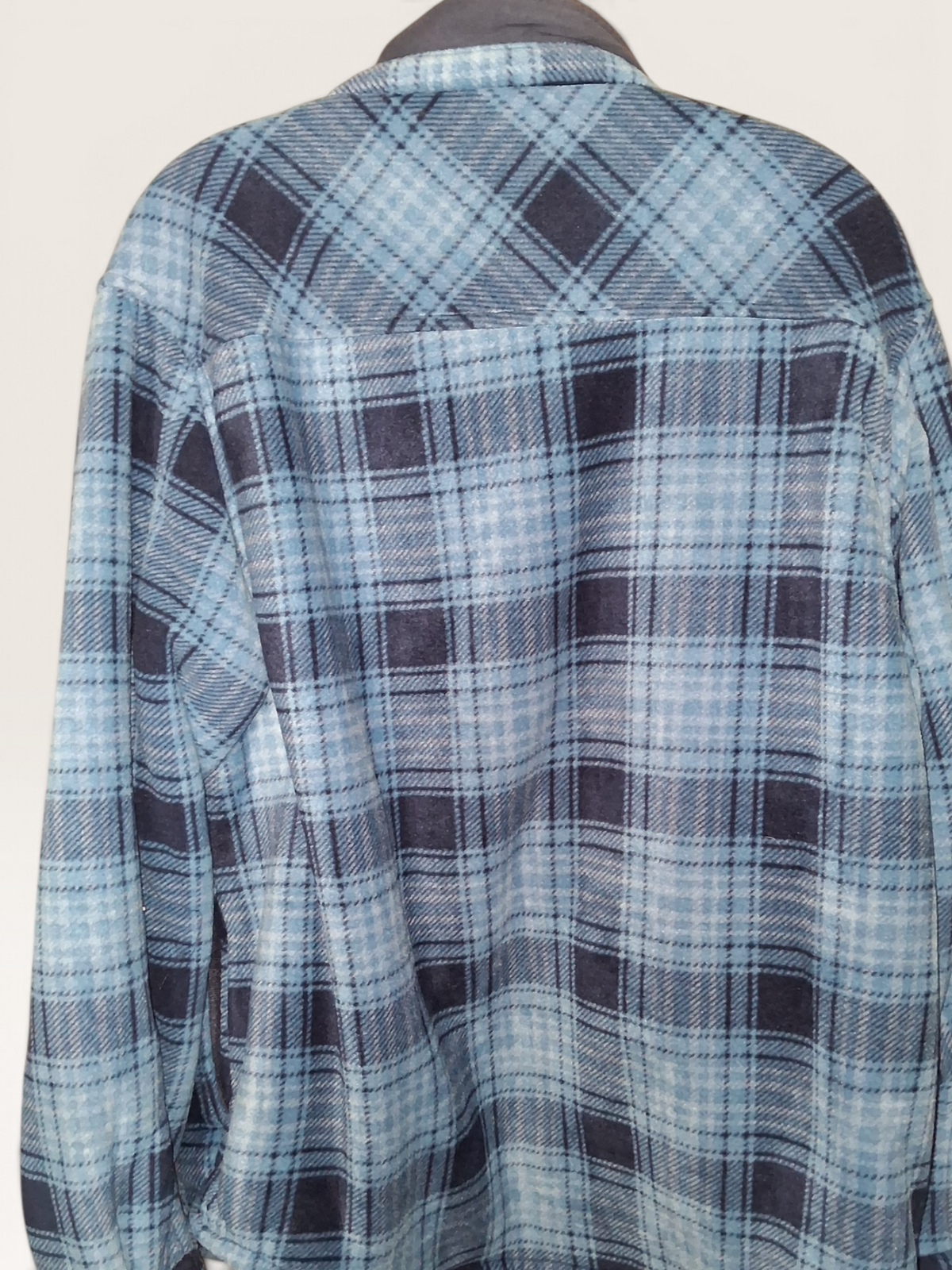 Member's Mark Blue Plaid Sherpa-Lined Shacket