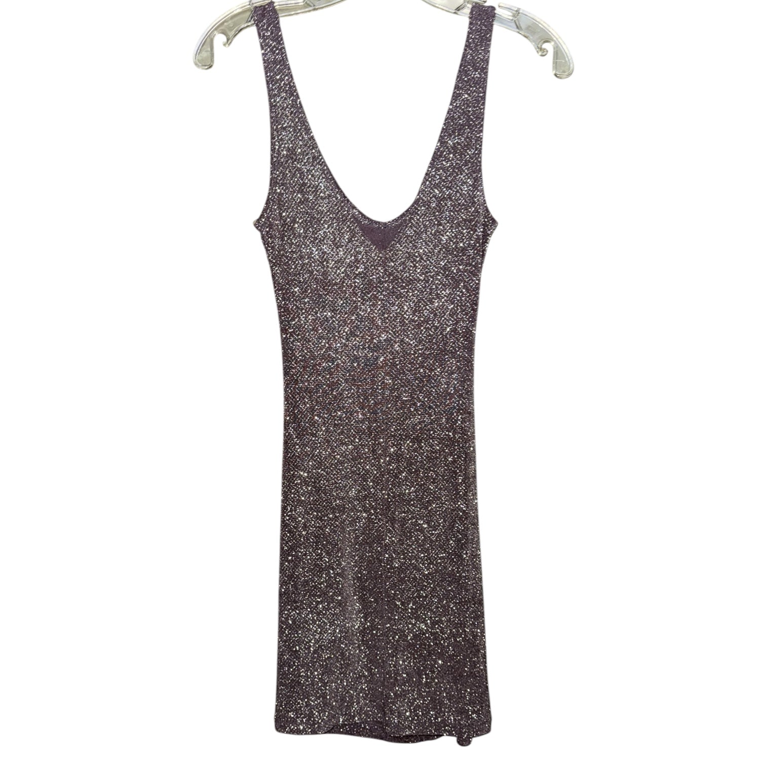 Jump Apparel Metallic Ruched Dress