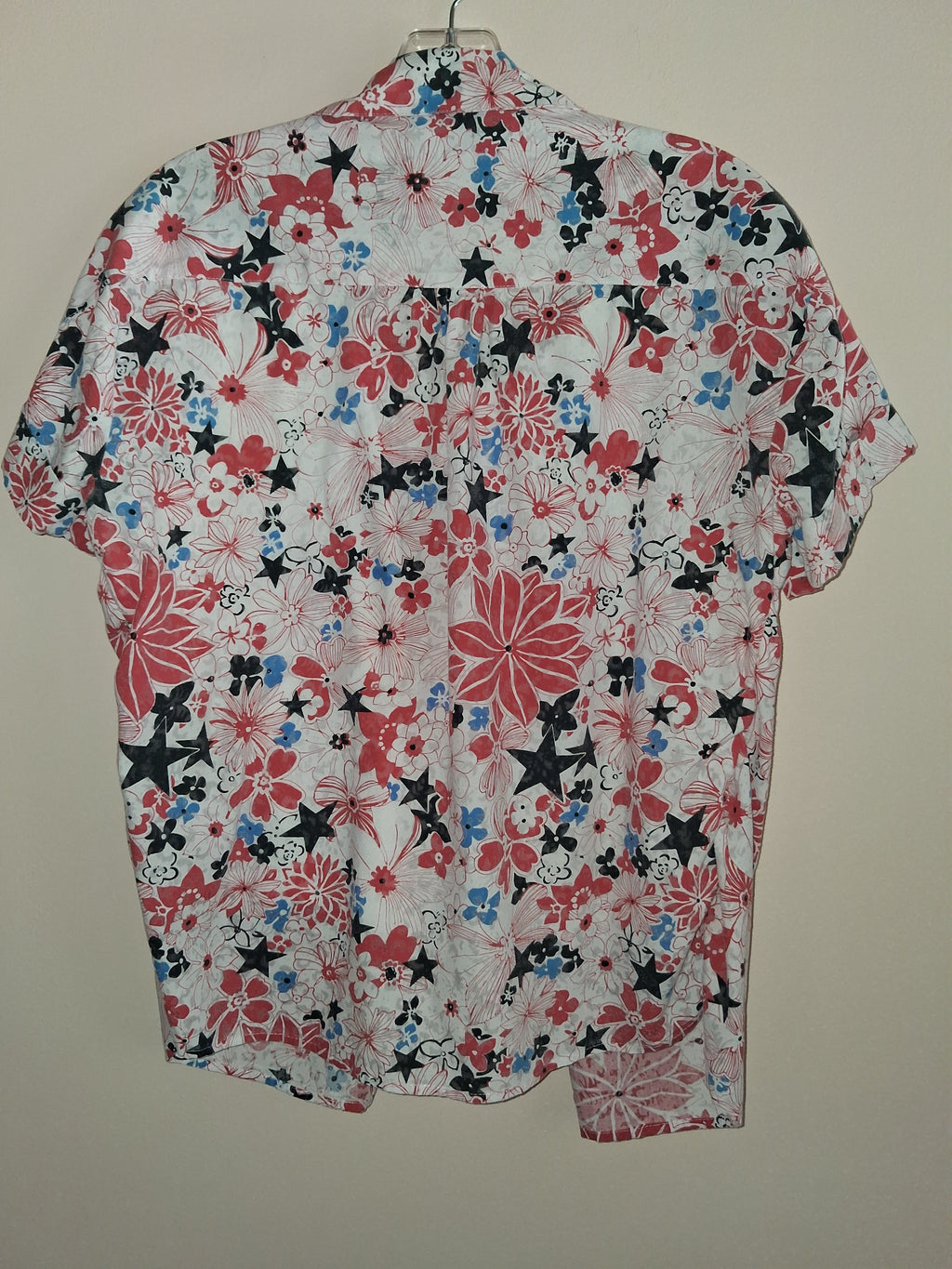 Sag Harbor Floral & Star Layered-Look Top