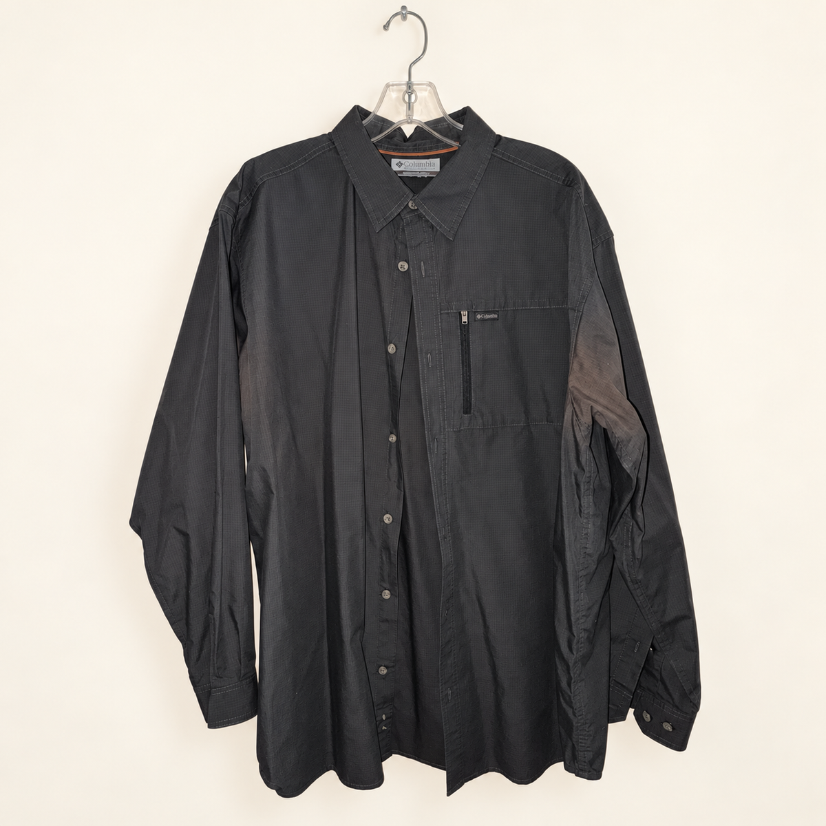Columbia Charcoal Long-Sleeve Button-Up Shirt