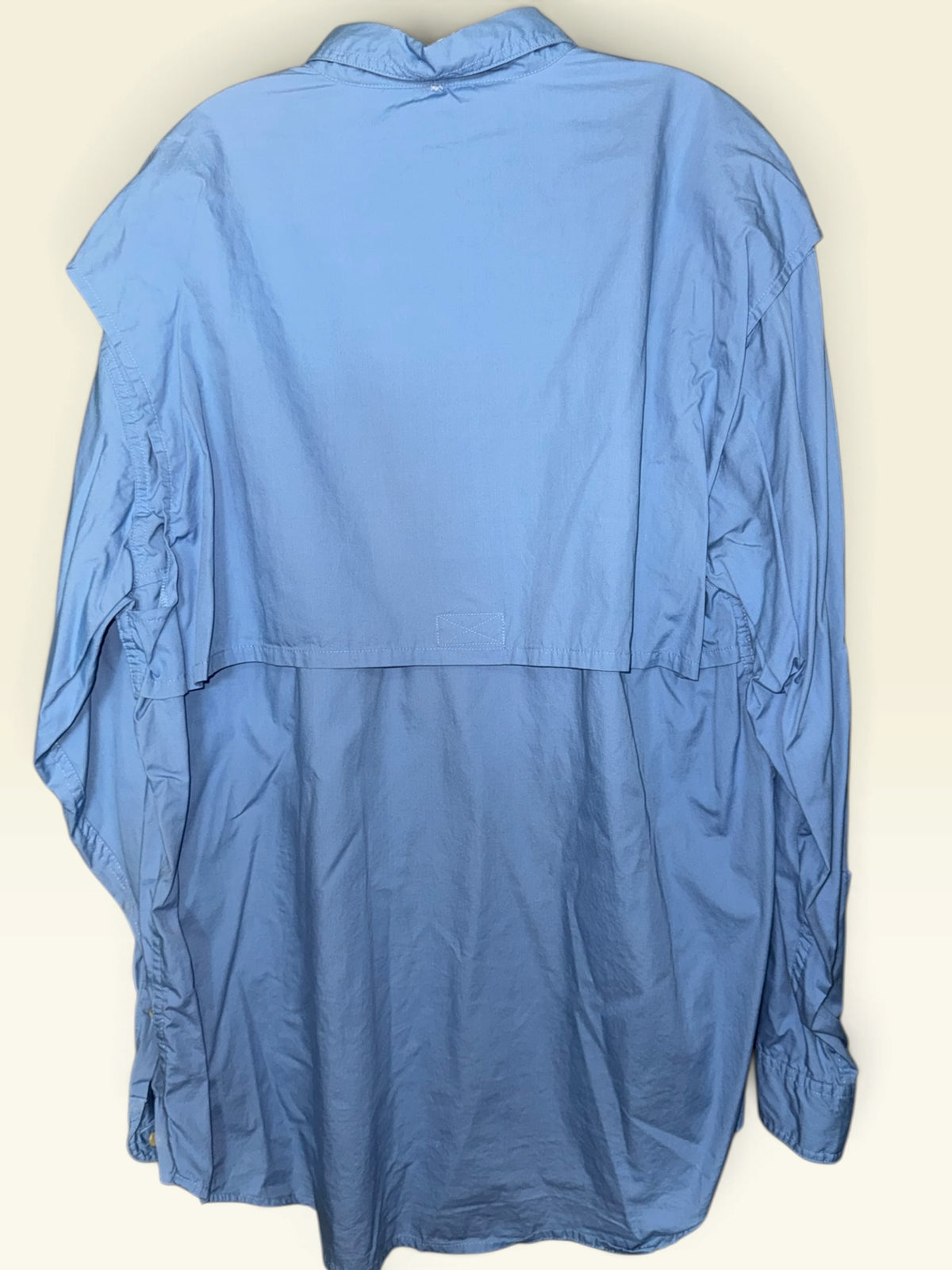 World Wide Sportsman Blue Long-Sleeve Fishing Shirt