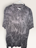 Tommy Bahama Gray Palm-Print Polo