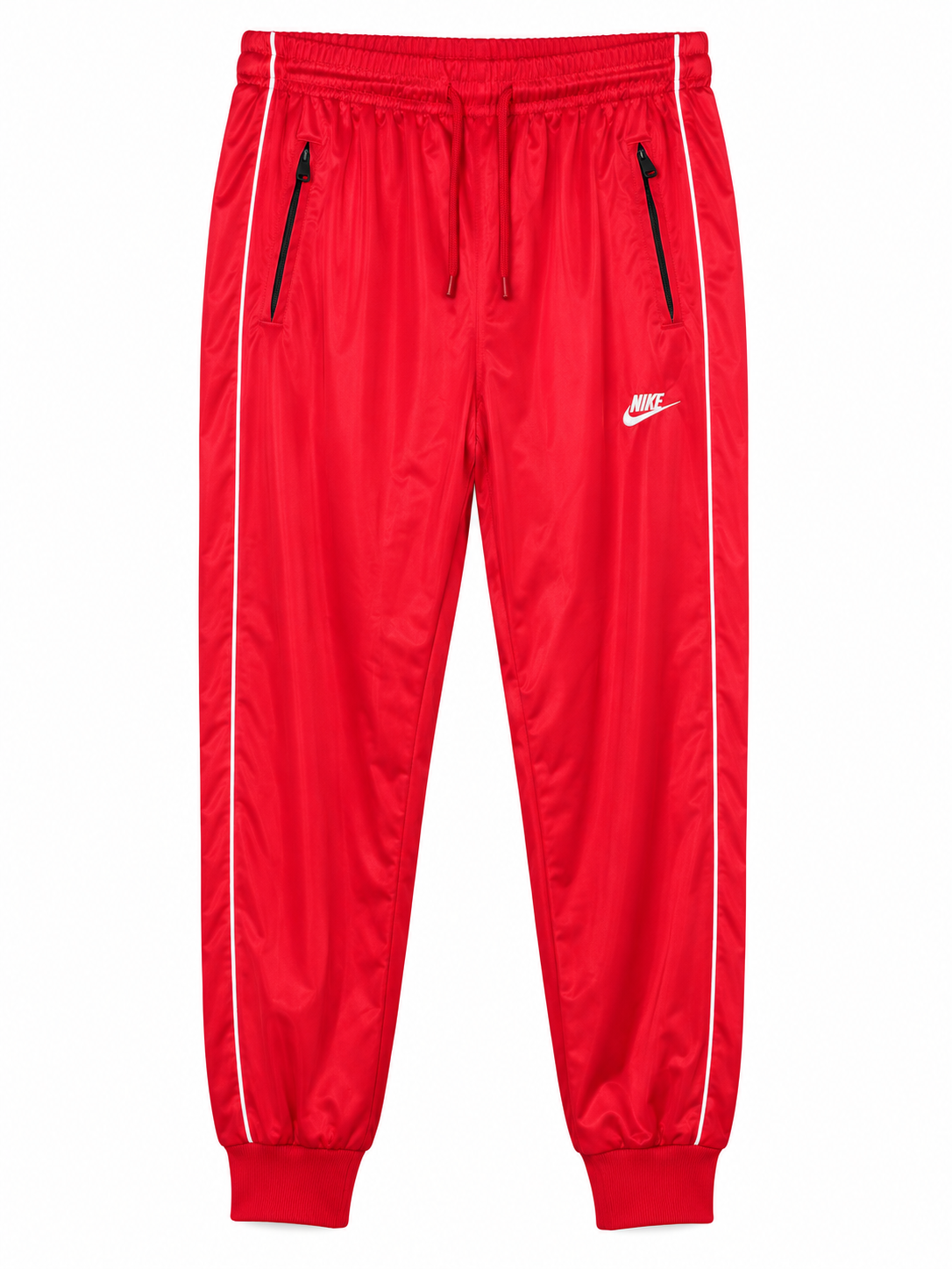 Nike Red & Black Full-Zip Tracksuit Set