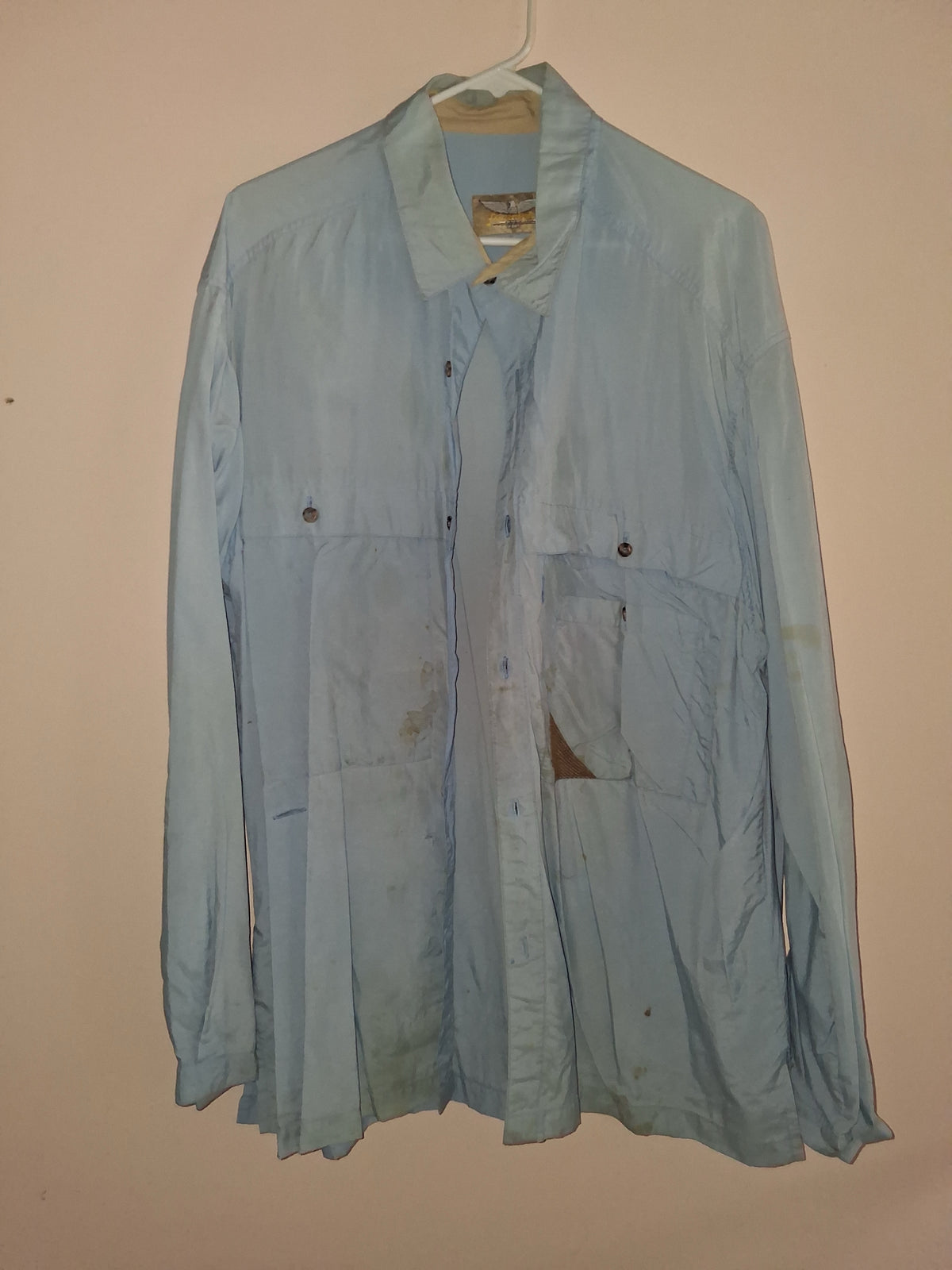 Fenwick Light Blue Long-Sleeve Fishing Shirt