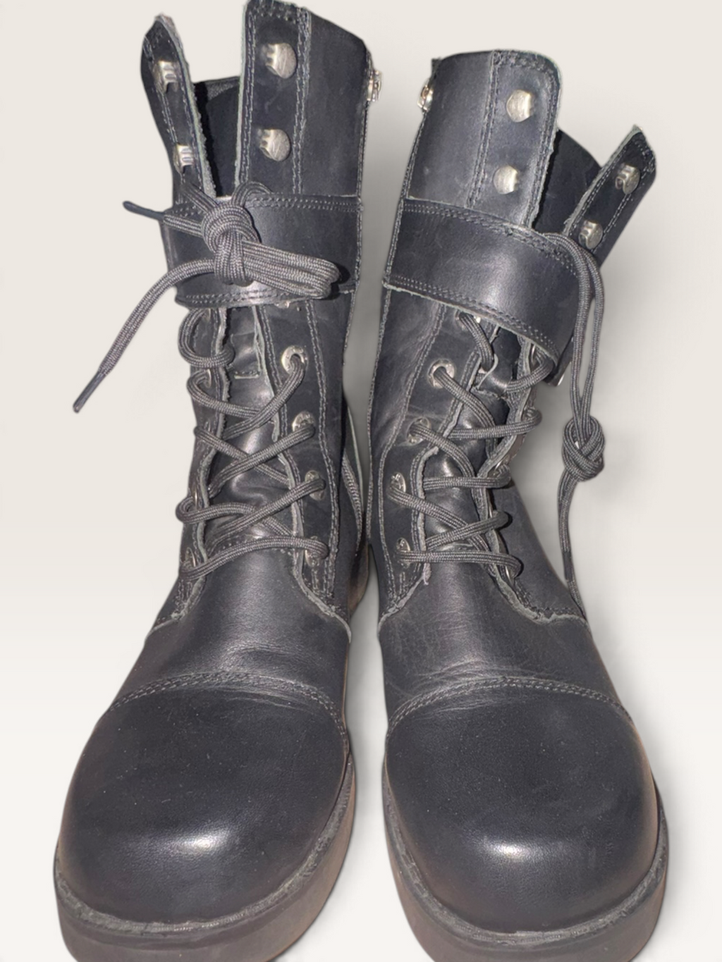 Harley-Davidson Jammie Black Leather Moto Boots