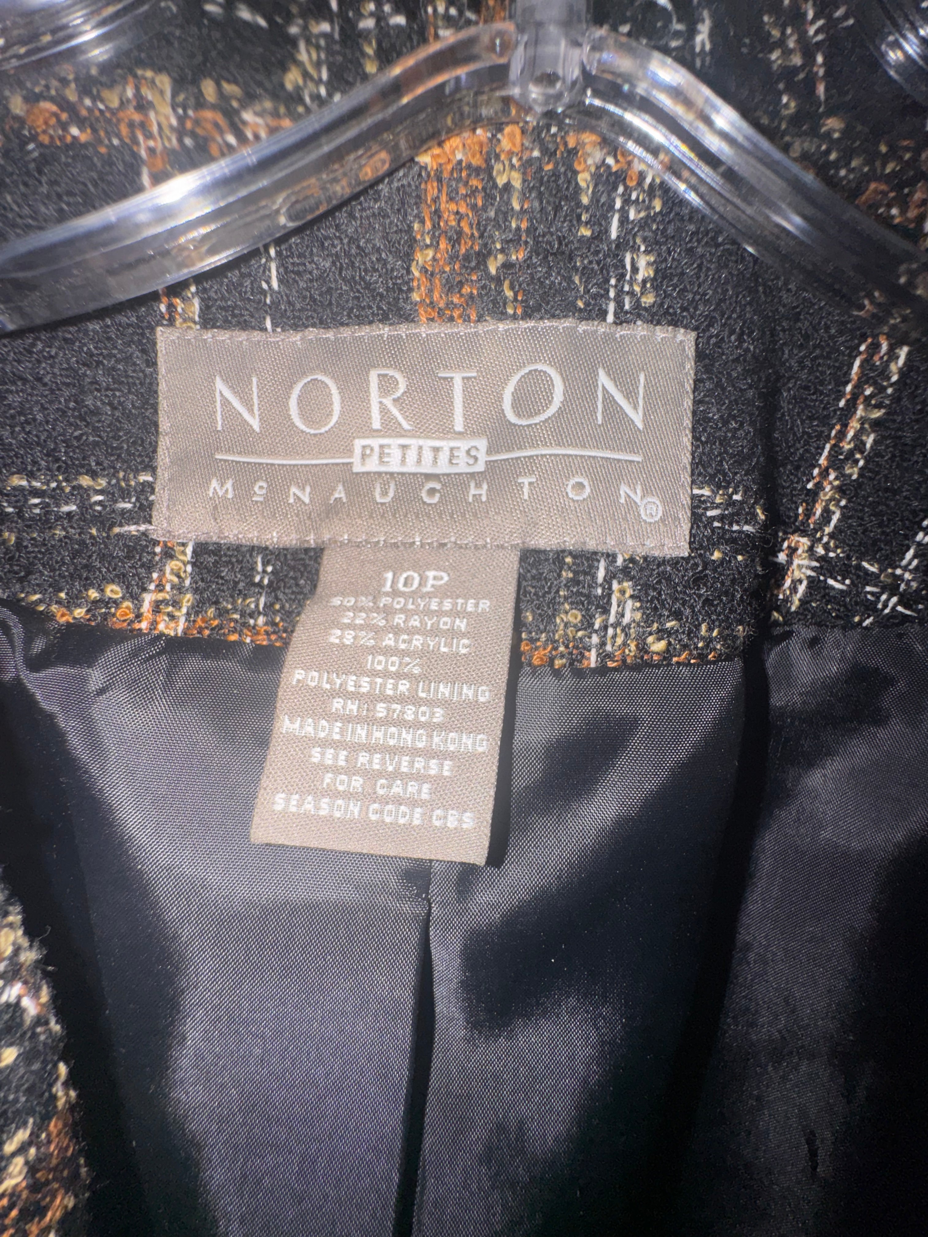 Norton McNaughton Petite Plaid Blazer