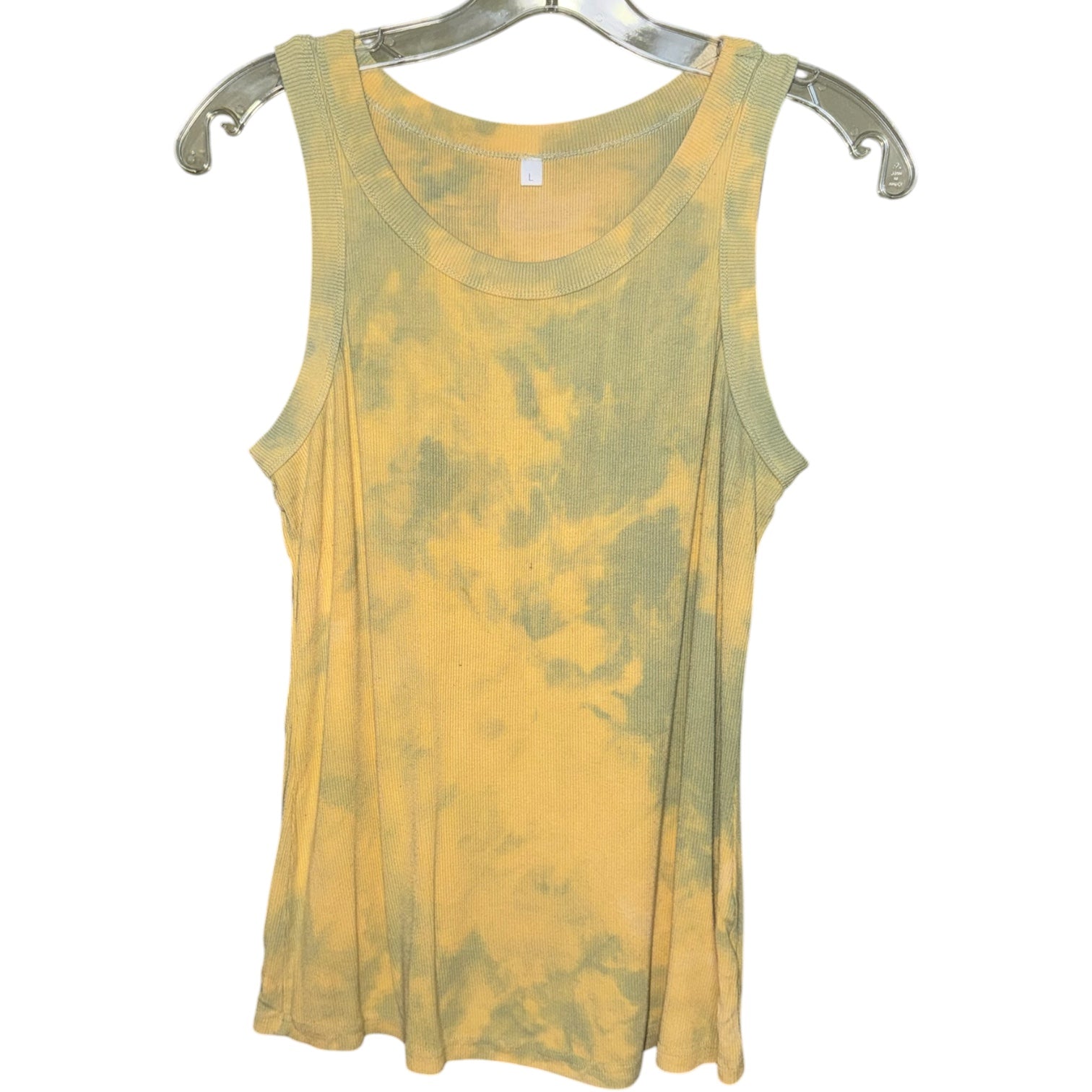 Tie-Dye Ribbed Tank Top