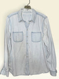 Light Wash Denim / Chambray Button-Down Shirt