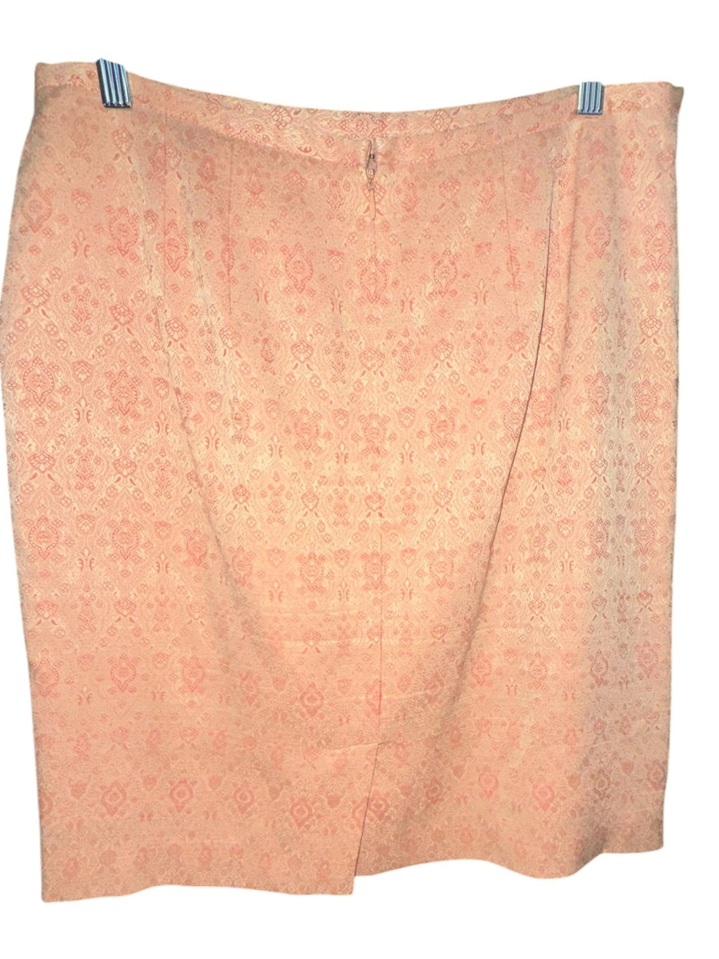 Norton McNaughton Petites Peach Jacquard Skirt