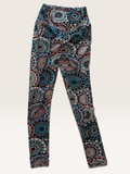 Colorful Medallion-Print Leggings