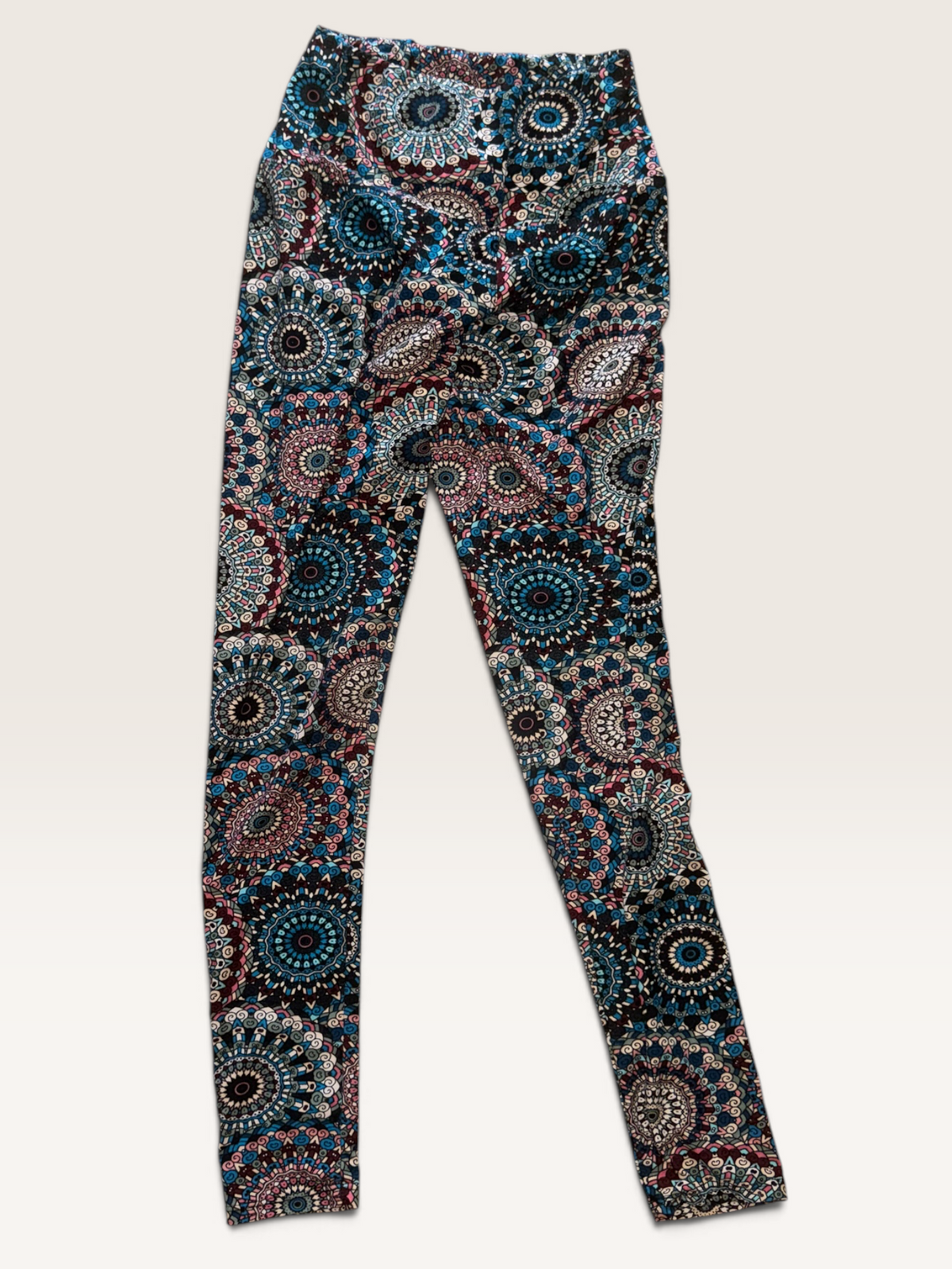 Colorful Medallion-Print Leggings