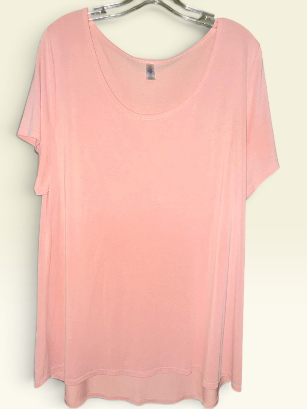 LuLaRoe Blush Pink High-Low Tunic Top