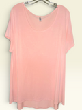 LuLaRoe Blush Pink High-Low Tunic Top