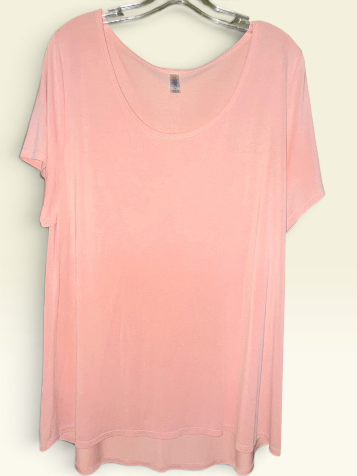 LuLaRoe Blush Pink High-Low Tunic Top