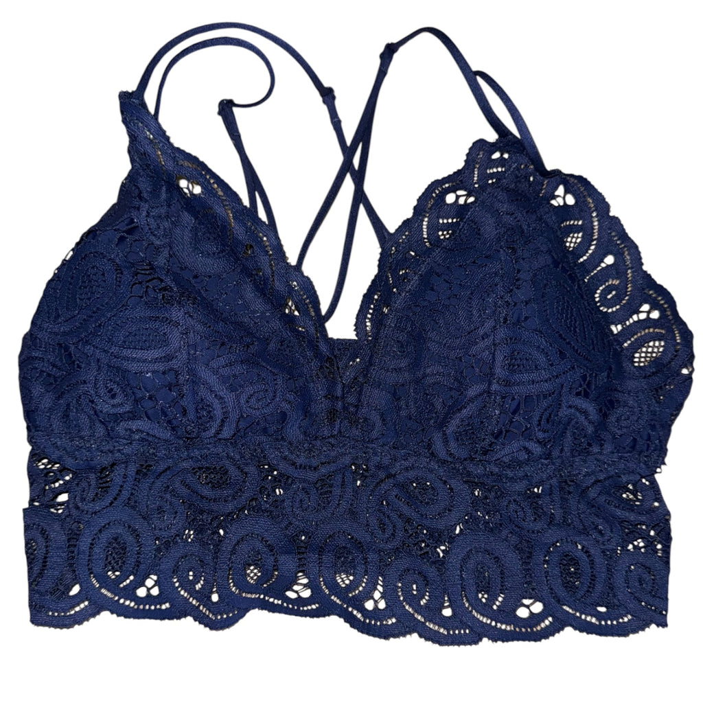 Victoria's Secret PINK Navy Blue Lace Bralette