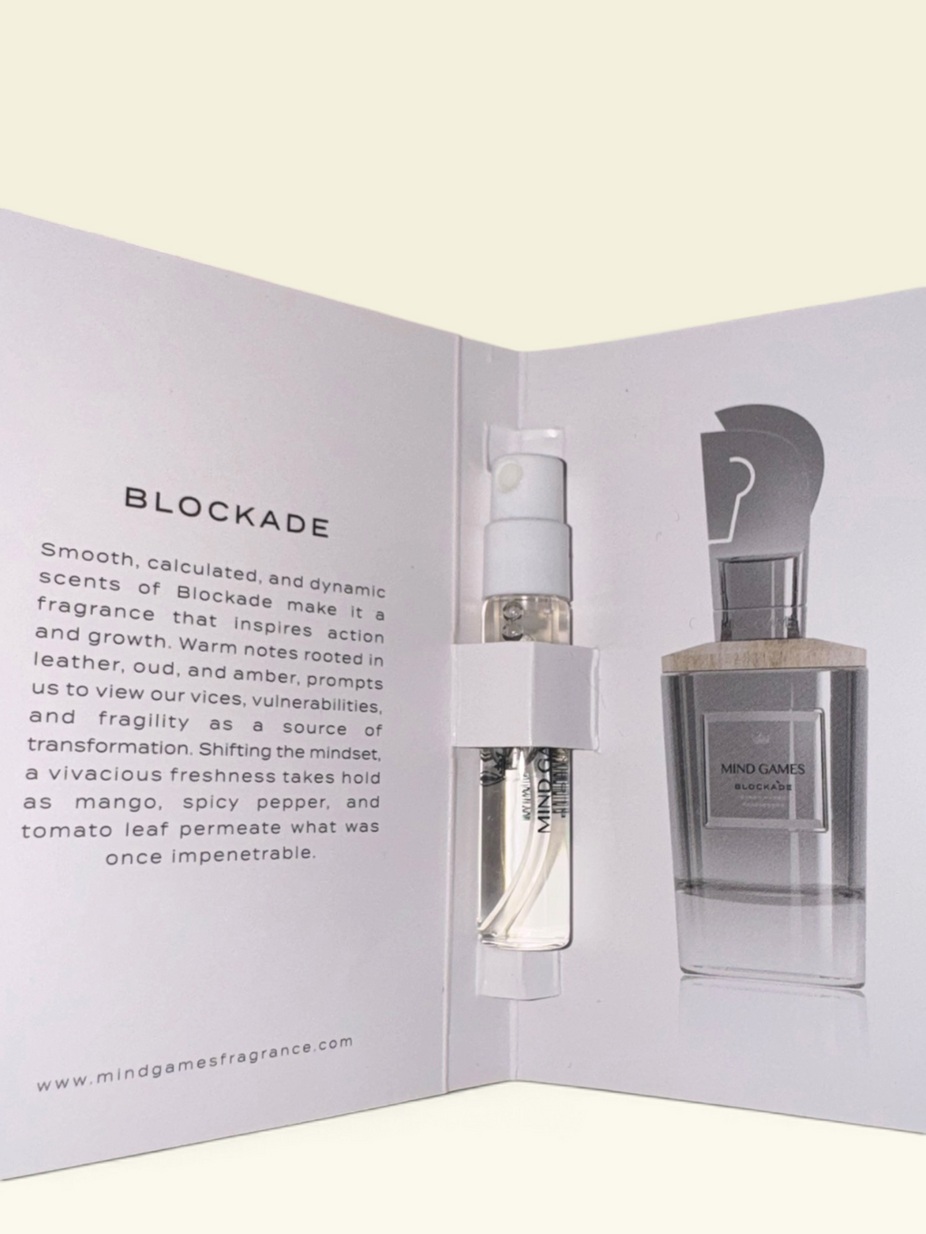 Mind Games Blockade Extrait de Parfum Sample