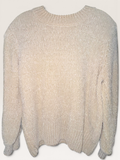 Zenana Ivory Chenille Pullover Sweater