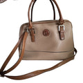 Giani Bernini Taupe Dome Satchel Crossbody Bag