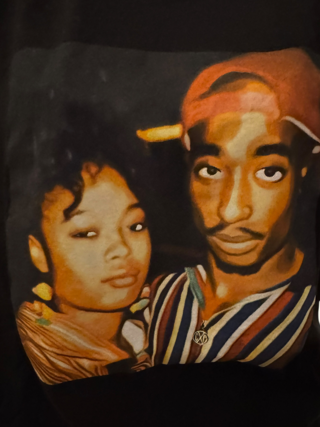 Cross Colours Tupac & Da Brat Graphic T-Shirt