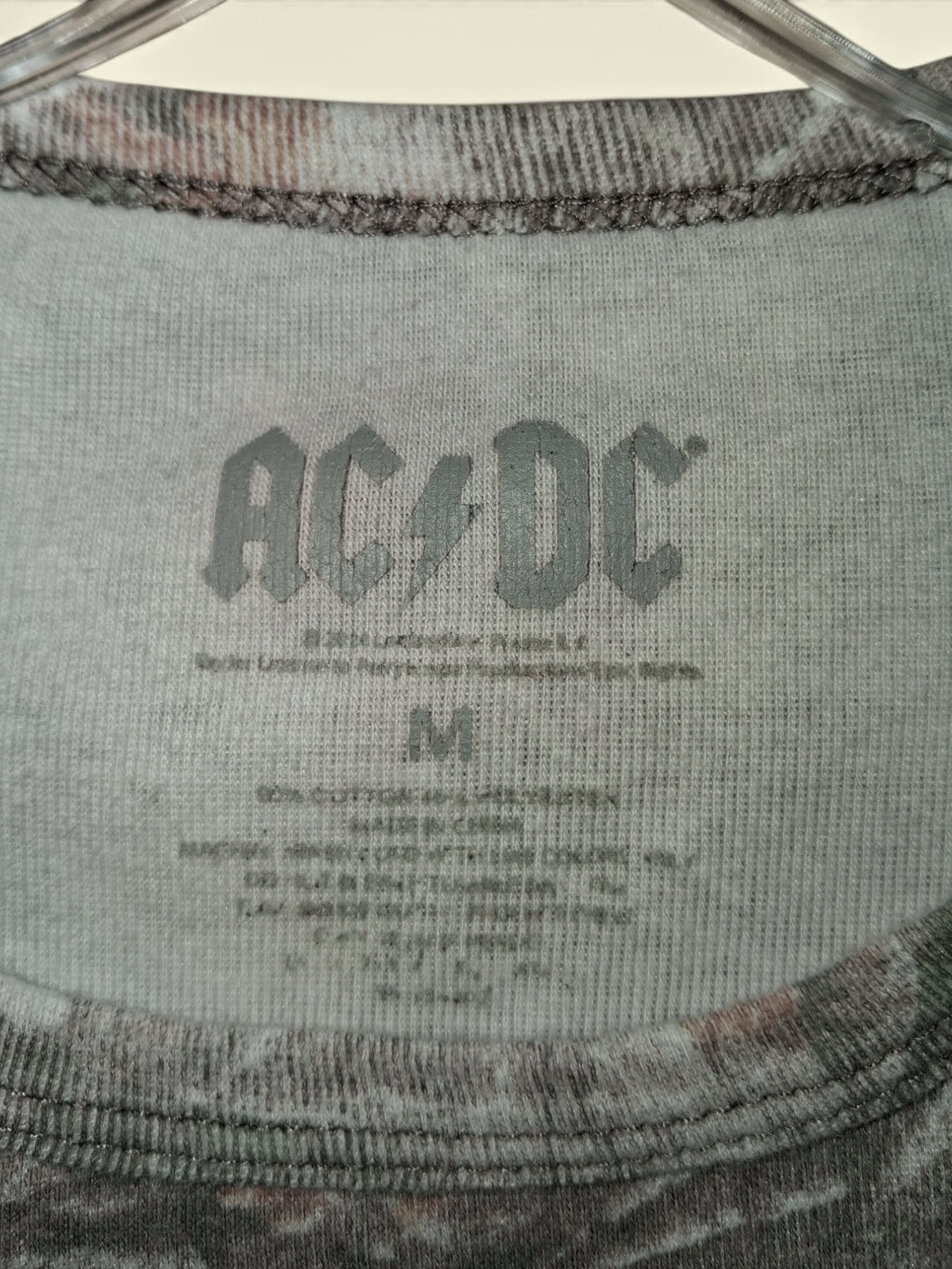 AC/DC “Back in Black 80” Camo Graphic Tee