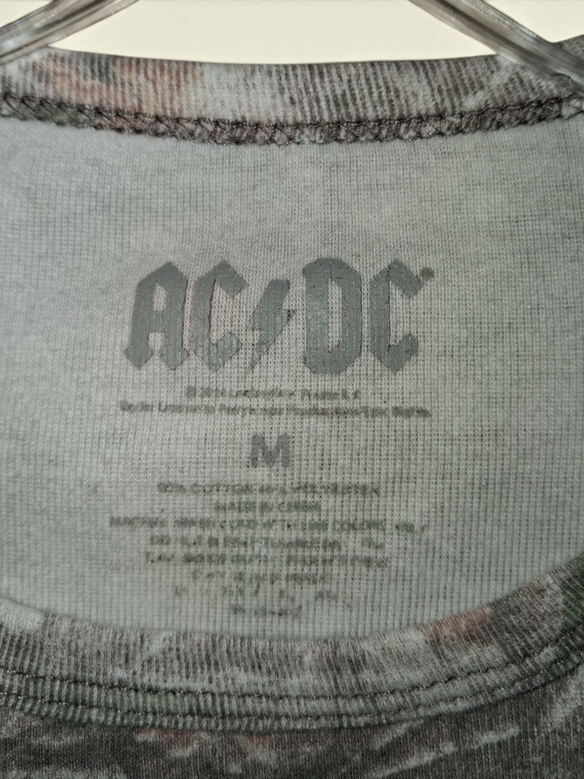 AC/DC “Back in Black 80” Camo Graphic Tee