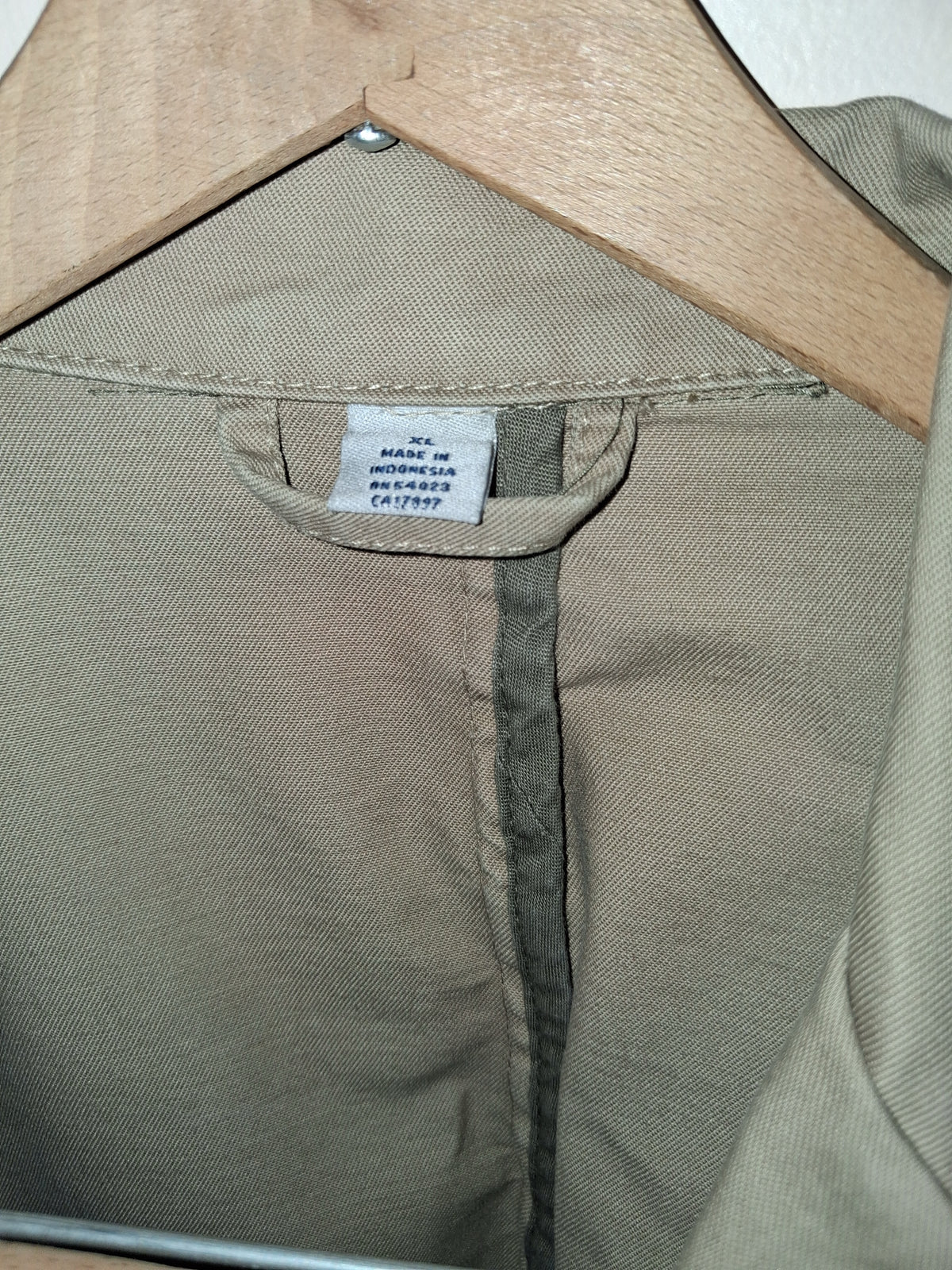 Vintage Old Navy Tan Chino Cotton Sport Coat / Chore Blazer