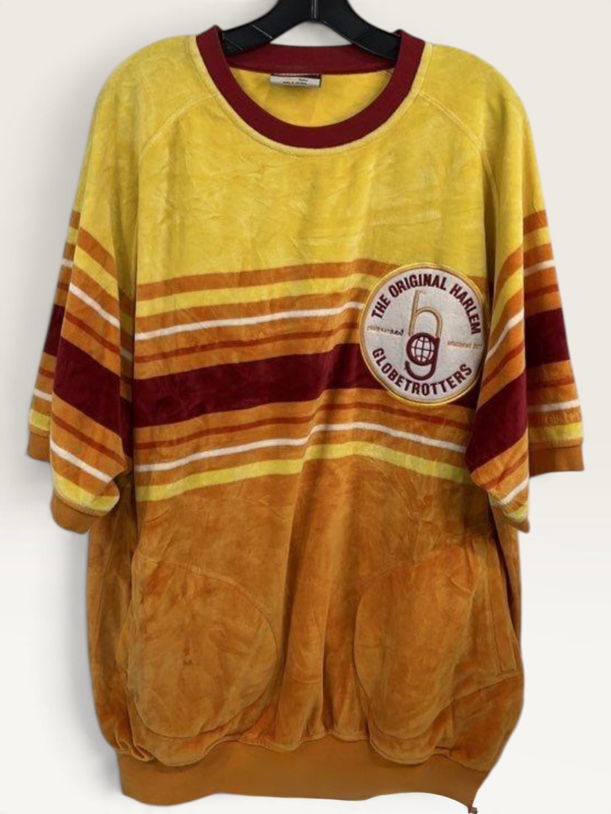Platinum FUBU Harlem Globetrotters Retro Velour Jersey